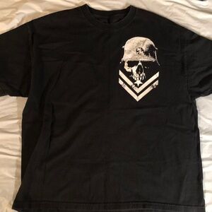 Black Metal mulilsha tee skulls